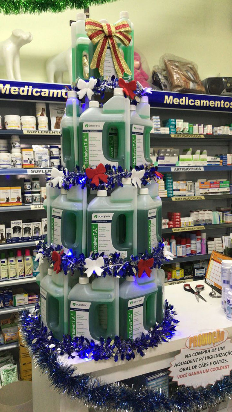 Herbalvet . inspira árvores de Natal em lojas | Ourofino Pet