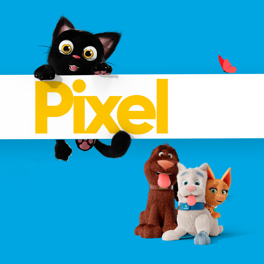 Pixel: o novo mascote da Ourofino Saúde Animal